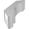 Ekena Millwork 6-in. W x 18-in. D x 24-in. H Olympic Architectural Grade PVC Knee Brace BRCP06X18X24OLY - alternate 6